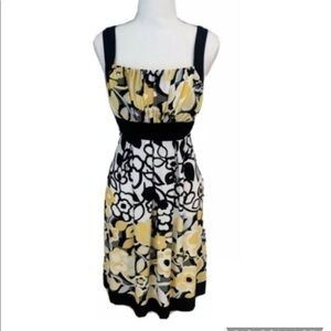 Saint Tropez West Floral Dress Flowers Sleeveless Lightly Padded